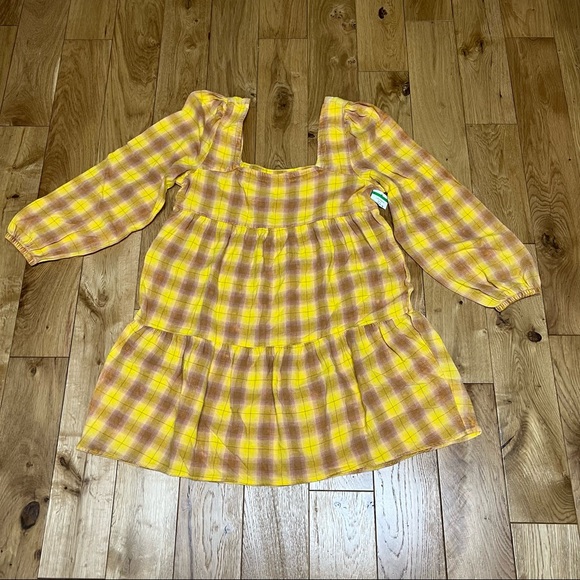 NWT BP Jordy Plaid Dress - Picture 2 of 4
